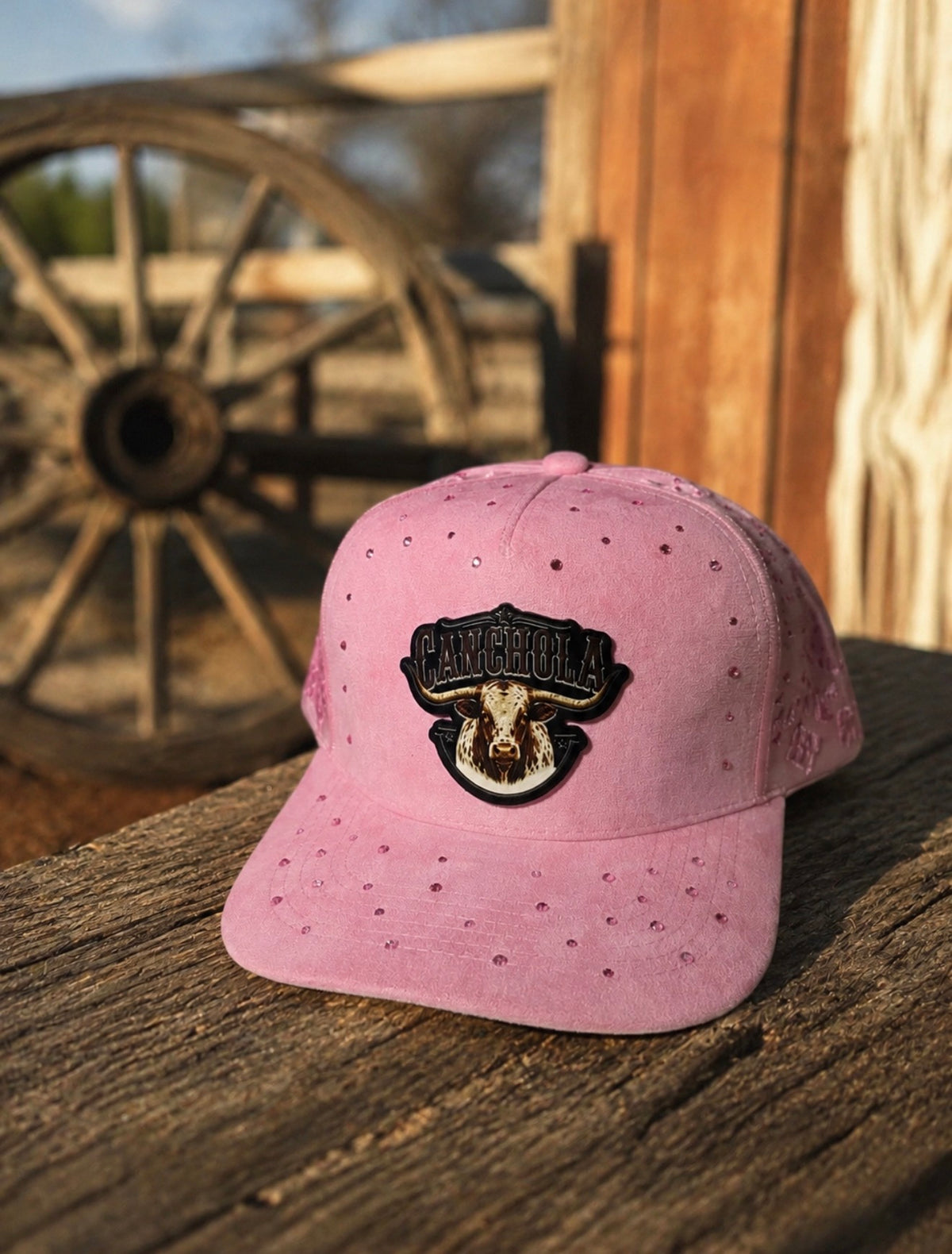 CANCHOLA Rhinestone cap