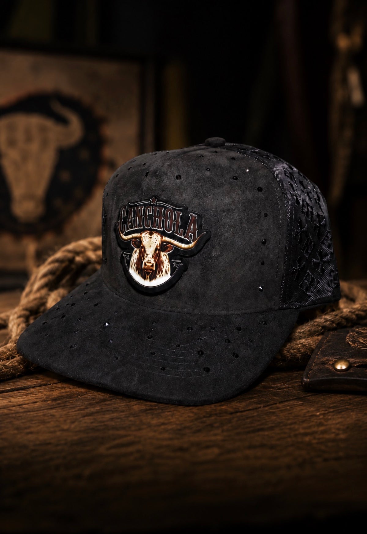 CANCHOLA Rhinestone cap