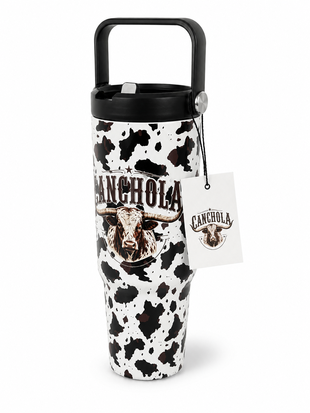 CANCHOLA cowhide tumbler